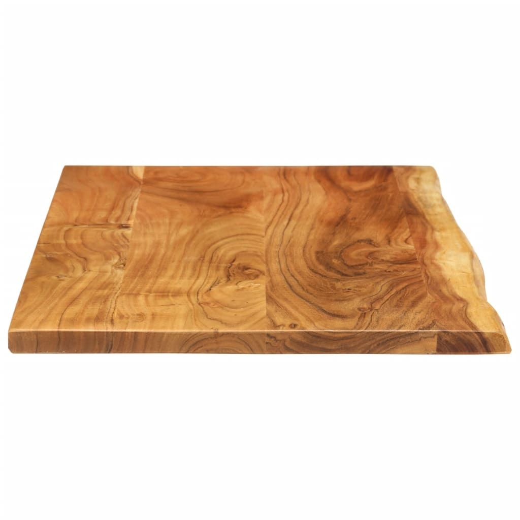 Massief Acaciahout Wastafelblad 114x52cm - 34% Korting