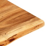 Massief Acaciahout Wastafelblad 114x52cm - 34% Korting