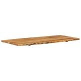 Massief Acaciahout Wastafelblad 114x52cm - 34% Korting