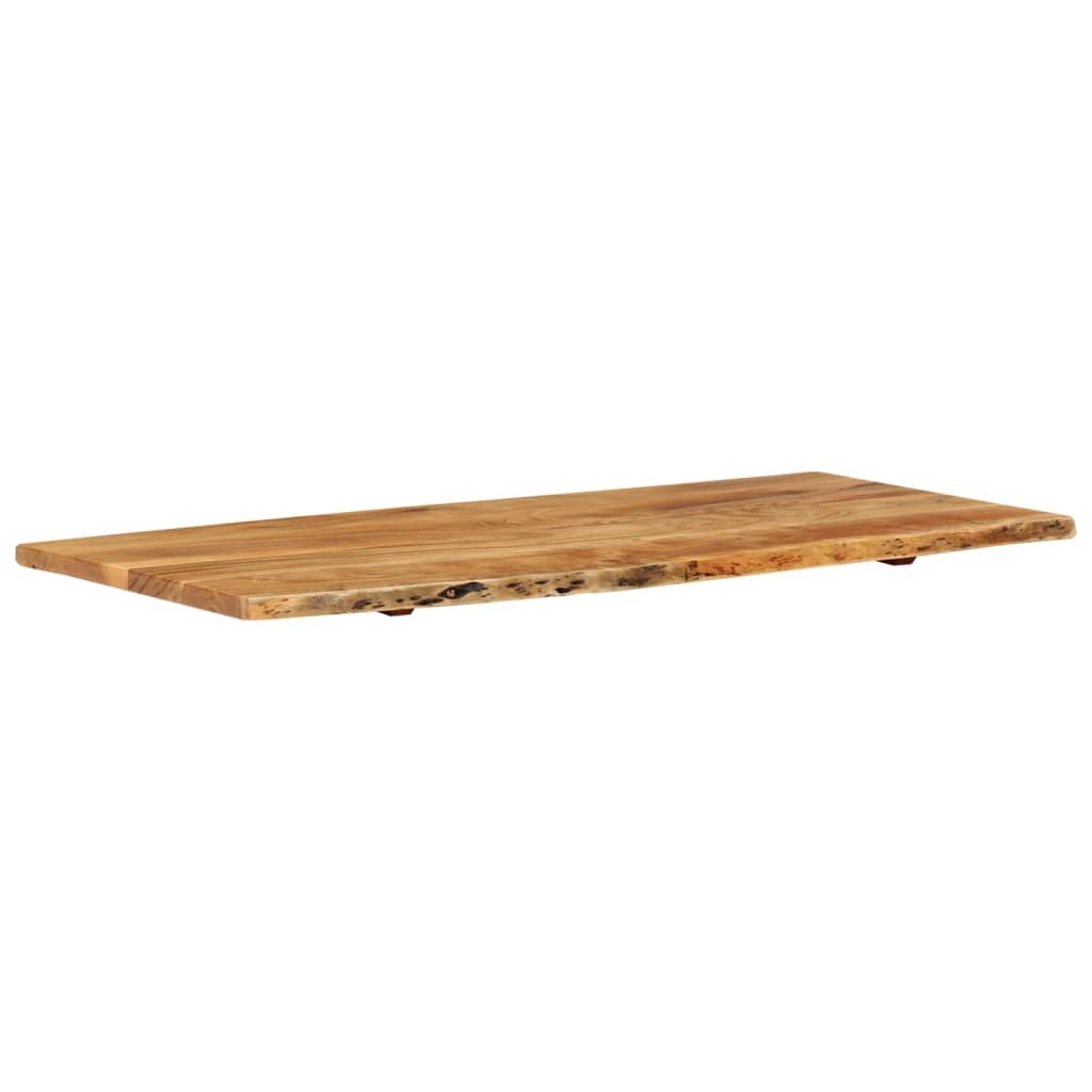 Massief Acaciahout Wastafelblad 114x52cm - 34% Korting