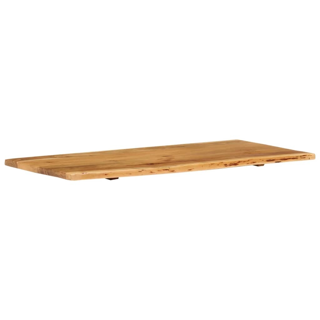Massief Acaciahout Wastafelblad 114x52cm - 34% Korting