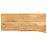 Massief Mangohouten Tafelblad 90x40cm - Natuurlijke Rand - 29% Korting
