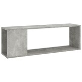 TV-meubel 100x24x32 cm Bewerkt Hout Betongrijs - 33% Korting