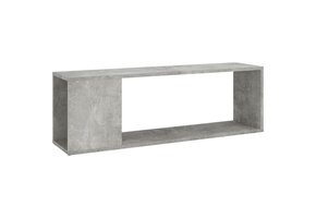 TV-meubel 100x24x32 cm Bewerkt Hout Betongrijs - 33% Korting