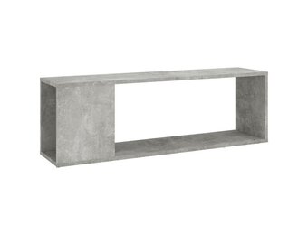 TV-meubel 100x24x32 cm Bewerkt Hout Betongrijs - 33% Korting
