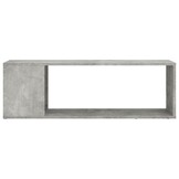 TV-meubel 100x24x32 cm Bewerkt Hout Betongrijs - 33% Korting