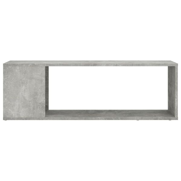TV-meubel 100x24x32 cm Bewerkt Hout Betongrijs - 33% Korting
