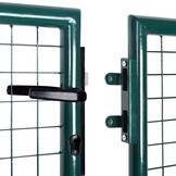 Robuuste Stalen Poort 306x150cm Groen (55% Korting)