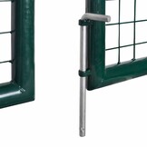 Robuuste Stalen Poort 306x150cm Groen (55% Korting)