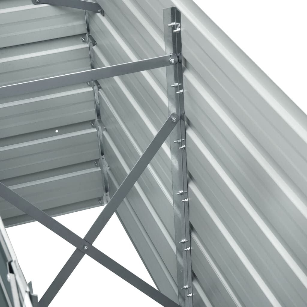 Verhoogde Plantenbak Gegalvaniseerd Staal 240x40x77cm Antraciet - 34% Korting!