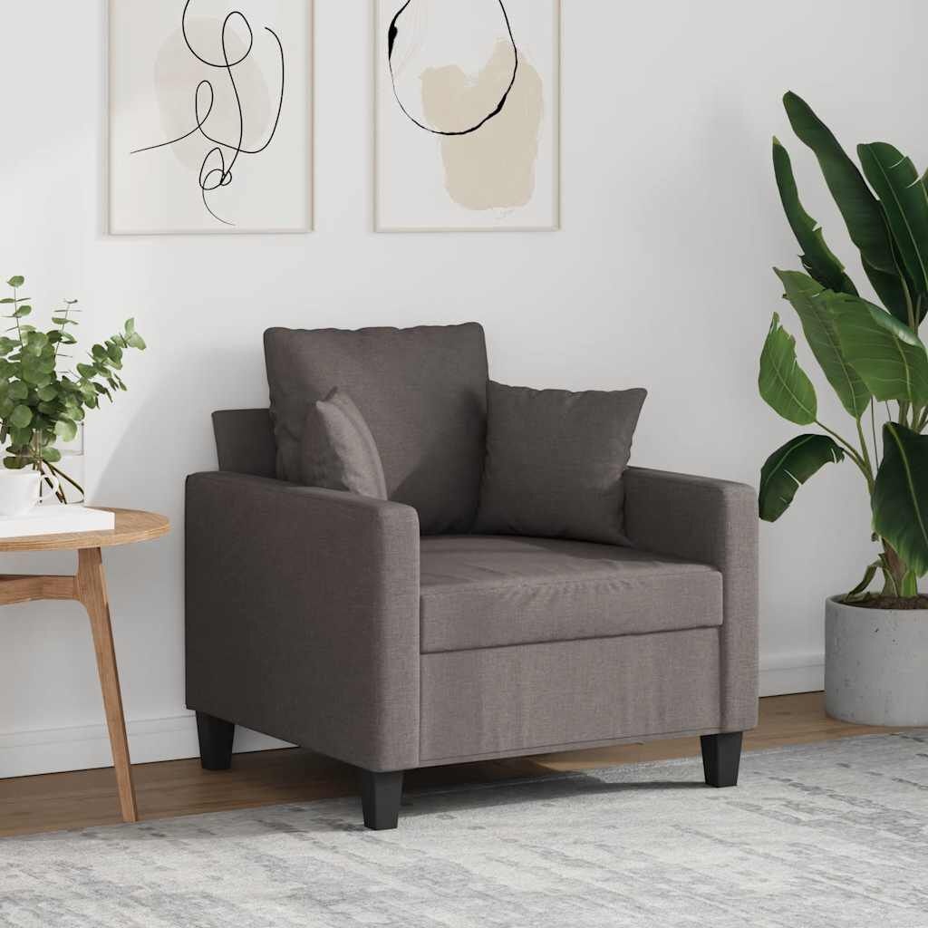 VidaXL Fauteuil Stof Taupe 54% Korting