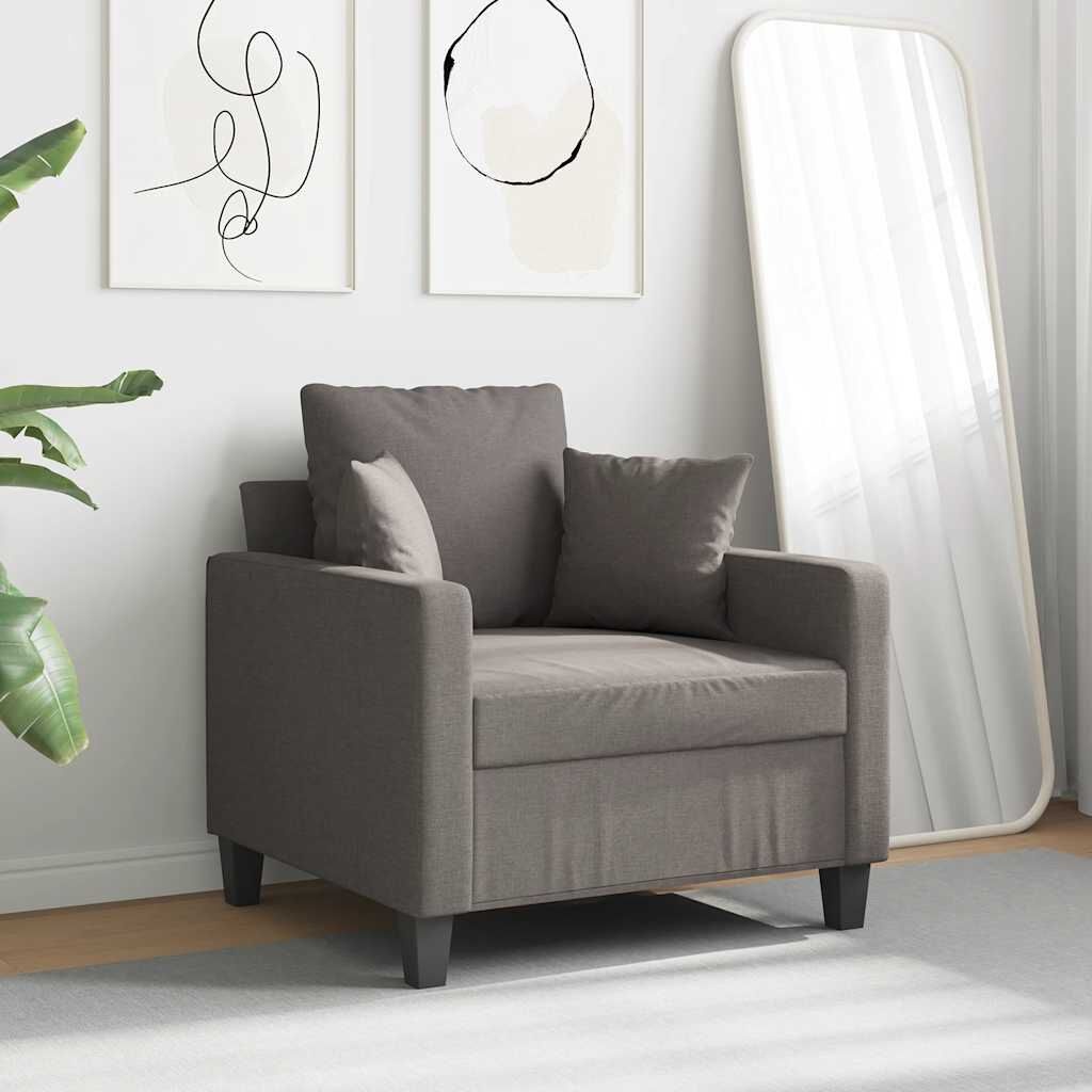 VidaXL Fauteuil Stof Taupe 54% Korting