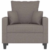 VidaXL Fauteuil Stof Taupe 54% Korting