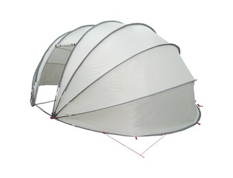 vidaXL Zwembad Tent Koepel 538x440x204cm Grijs - 35% Korting