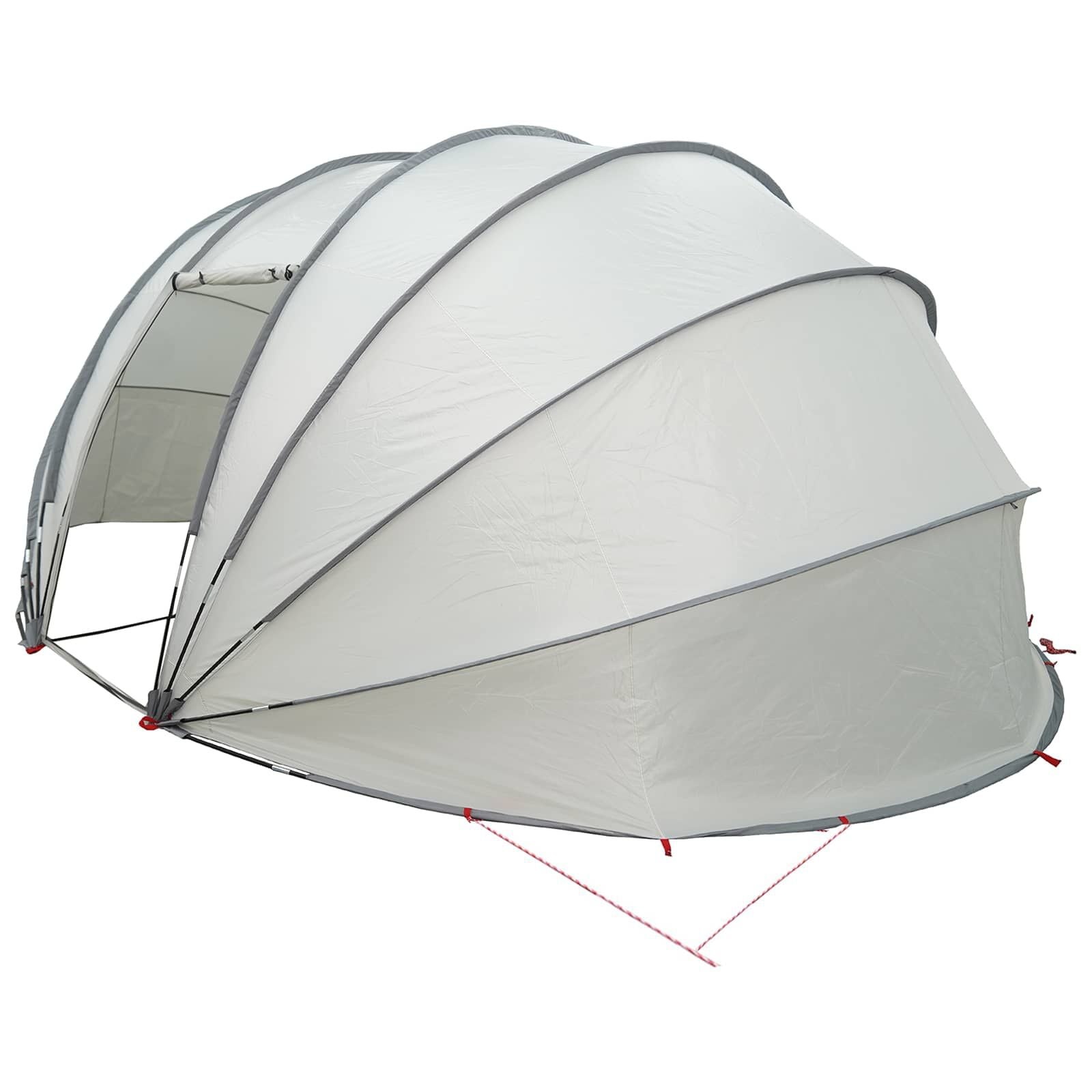 vidaXL Zwembad Tent Koepel 538x440x204cm Grijs - 35% Korting