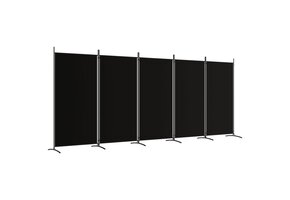 Kamerverdeler met 5 Panelen - Zwart - 34% Korting