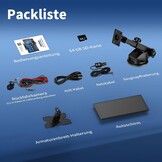 Draagbare Autoradio 10,26" met 4K Dashcam & Achteruitrijcamera | 57% Korting