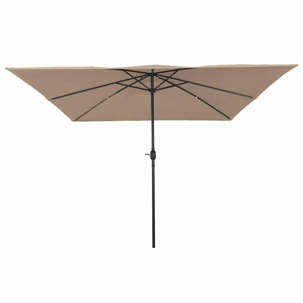 VidaXL Tuinparasol Taupe/Zwart 295x295cm - 34% Korting!