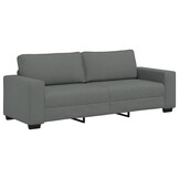 Donkergrijze 3-zitsbank van stof (180 cm) - 35% Korting