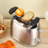 Warmhoud- & Grillrooster voor Broodrooster | Roestvrij Staal | 75% Korting