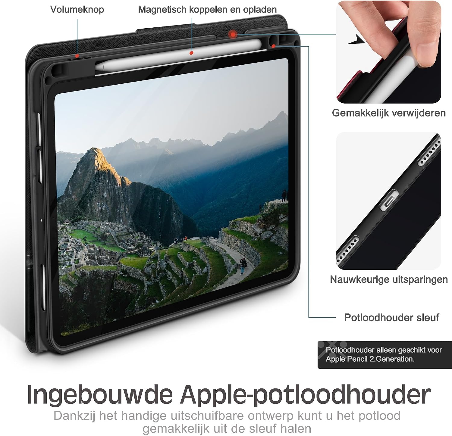 iPad Hoes Zwart - 76% Korting