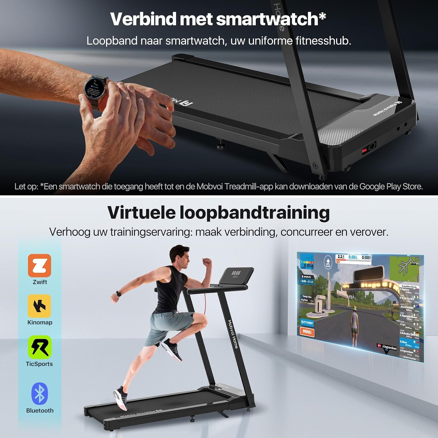 Loopband 3-in-1 Opvouwbaar met 6% Helling | 30% Korting