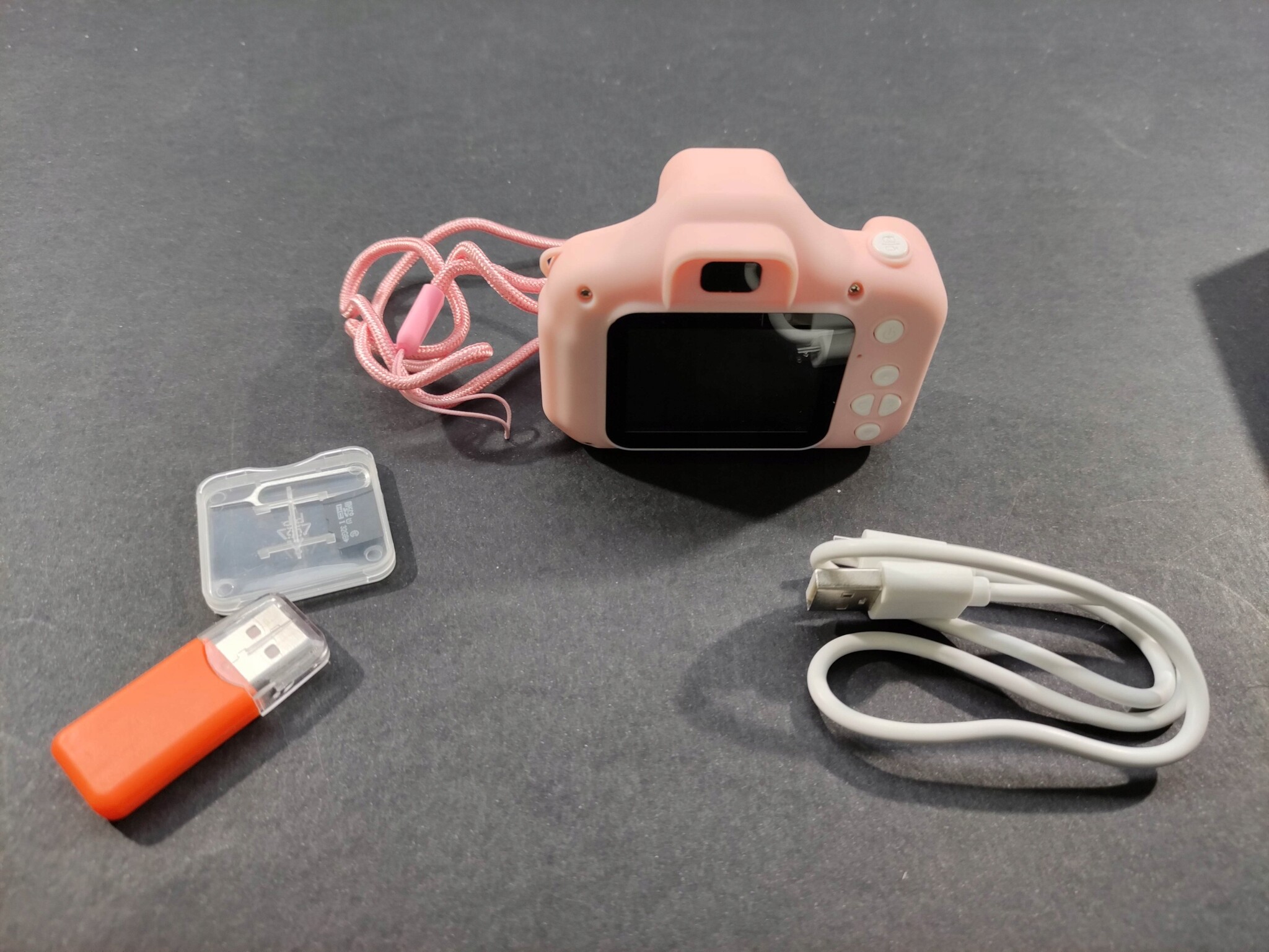 Digitale Kindercamera Roze met 32GB | Veilig Rubber | Vanaf 3 Jaar | 28% Korting