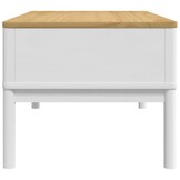 vidaXL Salontafel FLORO Grenenhout Wit - 35% Korting