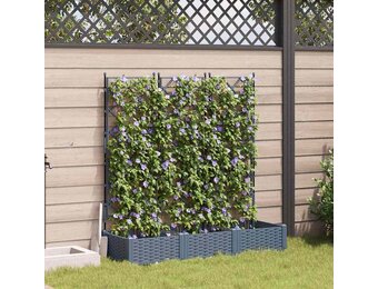 Tuindruppel met Trellis - Lichtgrijs (3 stuks) - Nu met 34% Korting!