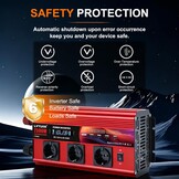 Omvormer 12V naar 230V - 2500W - 35% Korting!