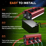 Omvormer 12V naar 230V - 2500W - 35% Korting!
