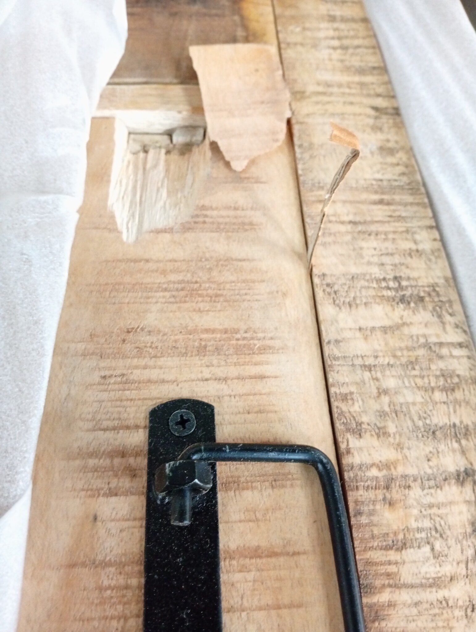 VidaXL Wandtafel Massief Mangohout Bruin - 59% Korting!