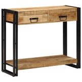 VidaXL Wandtafel Massief Mangohout Bruin - 59% Korting!