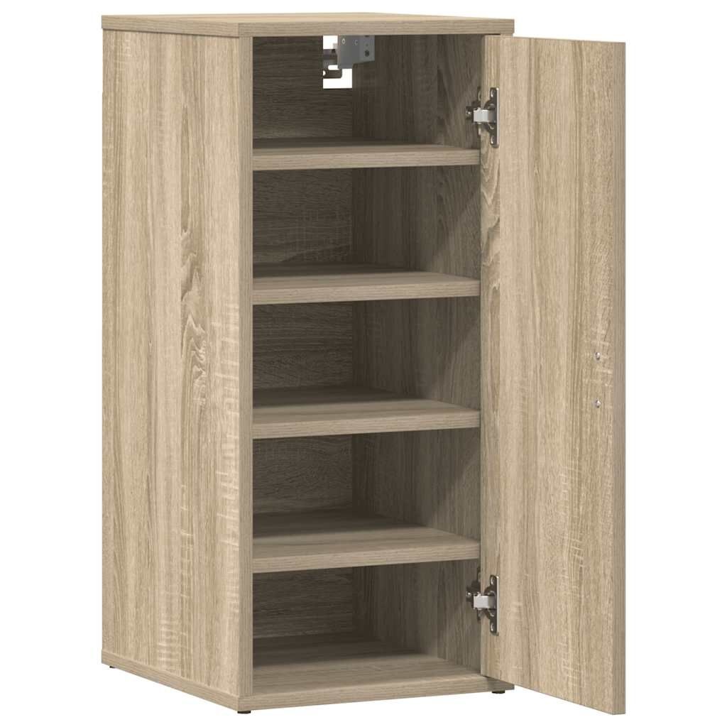 2x Schoenenkast Sonoma Eiken 32x35x70 cm - 34% Korting