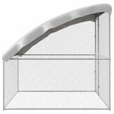 vidaXL Kippenhok zilver 2 x 2 x 2 m Gegalvaniseerd staal