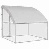 vidaXL Kippenhok zilver 2 x 2 x 2 m Gegalvaniseerd staal