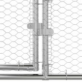 vidaXL Kippenhok zilver 2 x 2 x 2 m Gegalvaniseerd staal