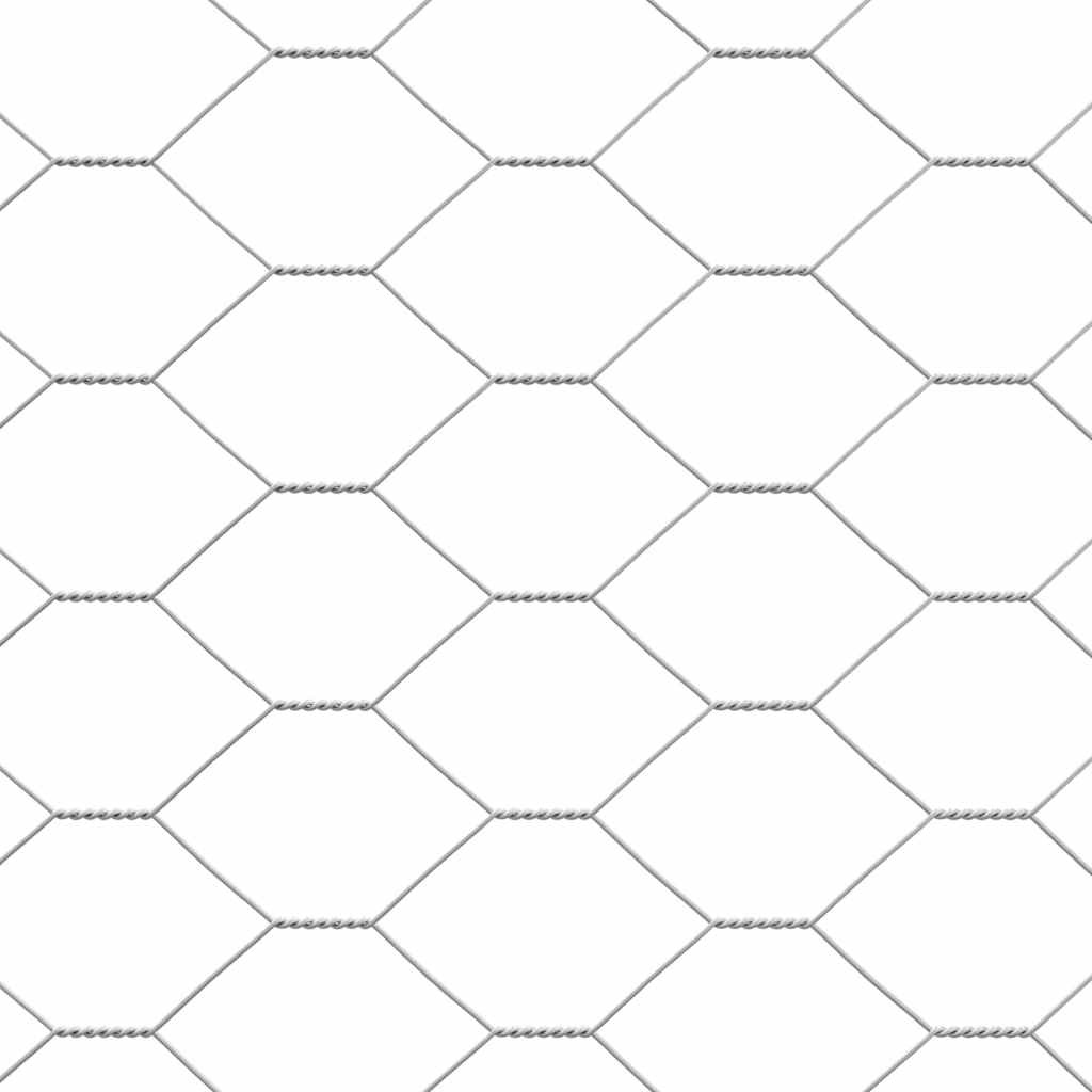 vidaXL Kippenhok zilver 2 x 2 x 2 m Gegalvaniseerd staal