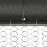 vidaXL Kippenhok zilver 2 x 2 x 2 m Gegalvaniseerd staal