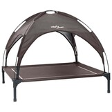 vidaXL Hondenbed 90 x 81 x 80,5 cm Staal Bruin