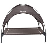 vidaXL Hondenbed 90 x 81 x 80,5 cm Staal Bruin
