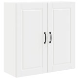 vidaXL Wandkast PORTO Wit 80 x 31 x 80 cm Bewerkt hout