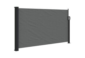 vidaXL Windscherm uittrekbaar 120x500 cm antracietkleurig
