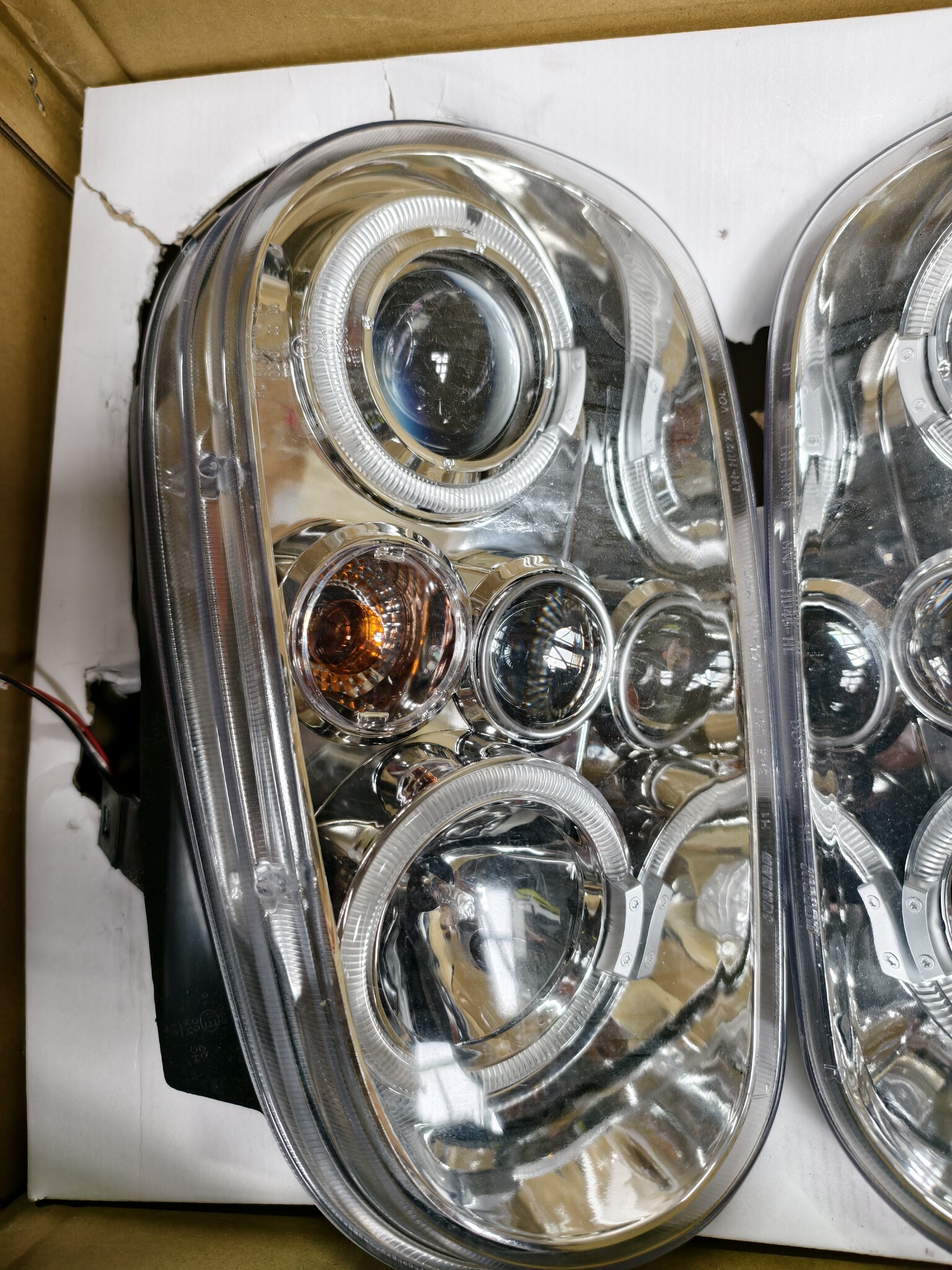 Angel Eyes Koplampen VW Golf 4 (1997-2003) Chroom | Dubbele Halo -55%