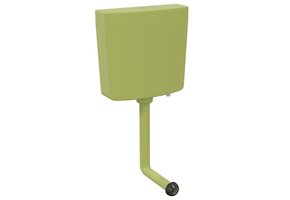 Olijfgroene Toiletstortbak met 3/6L Dubbel Spoelsysteem - 34% Korting