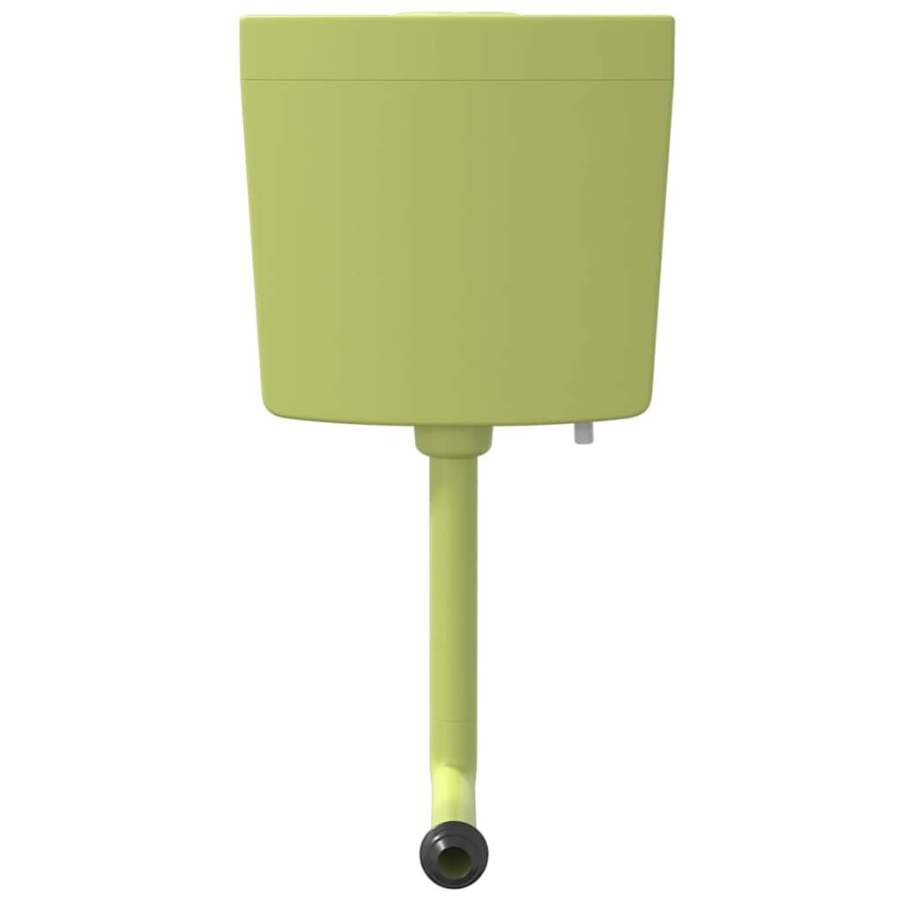 Olijfgroene Toiletstortbak met 3/6L Dubbel Spoelsysteem - 34% Korting