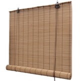 VidaXL Bamboe Rolgordijn Bruin 120x160cm - 29% Korting