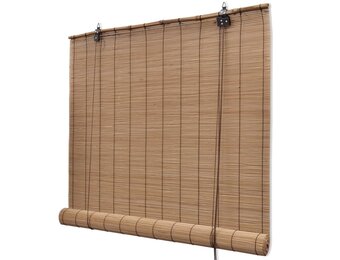 VidaXL Bamboe Rolgordijn Bruin 120x160cm - 29% Korting