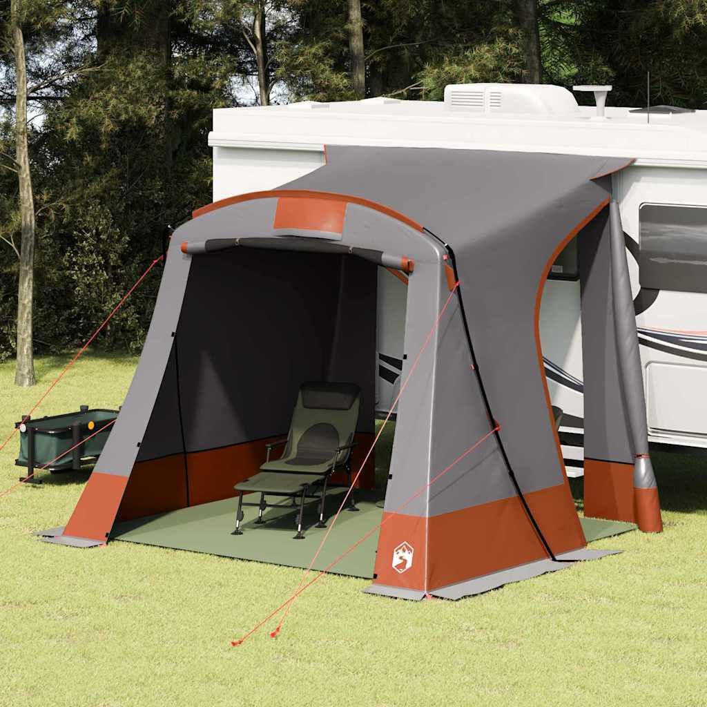 Achterkleptent Grijs/Oranje - 285x255x245cm - 35% Korting