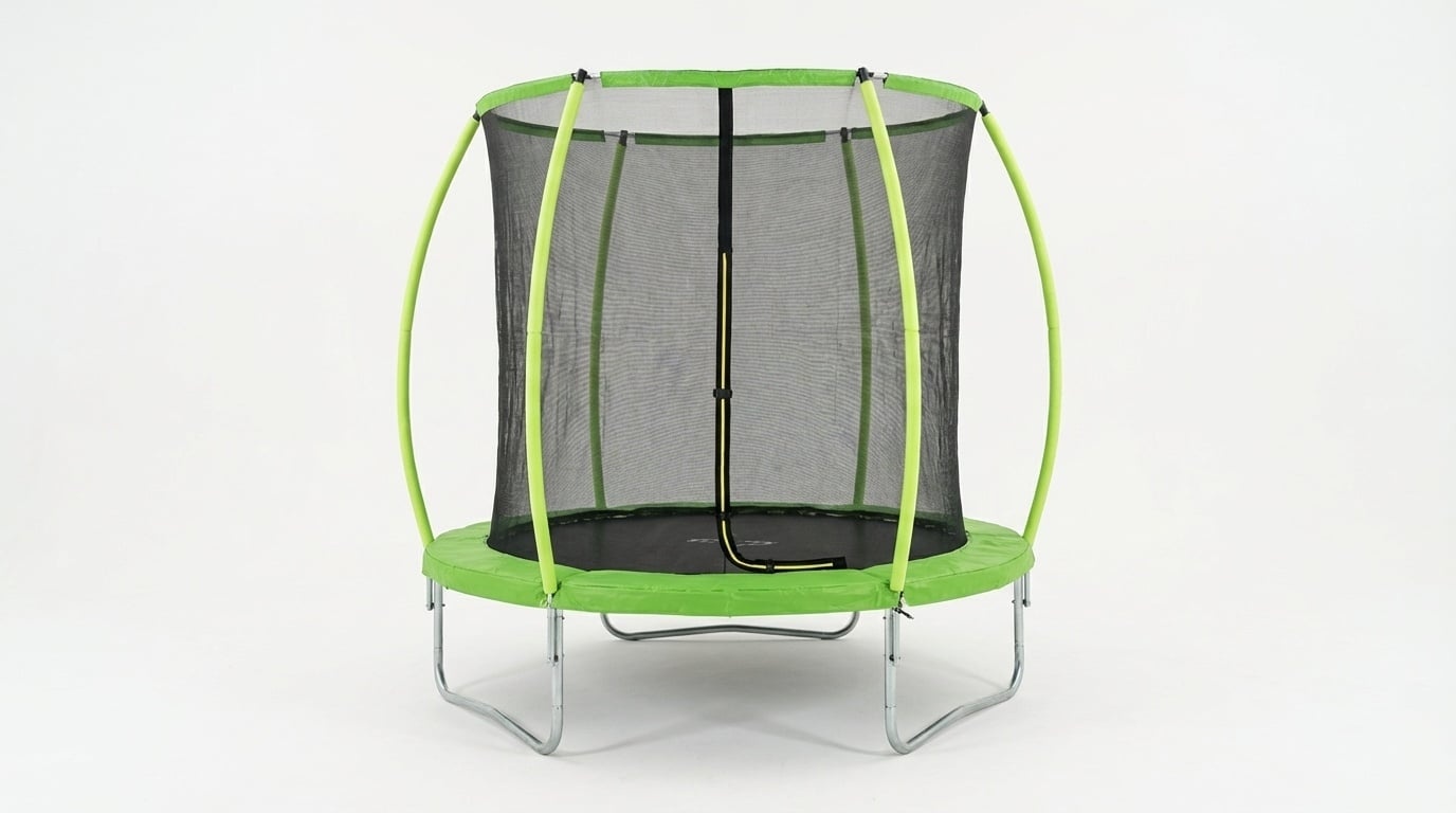 Trampoline 305cm met Veiligheidsnet - Groen/Zwart - 35% Korting